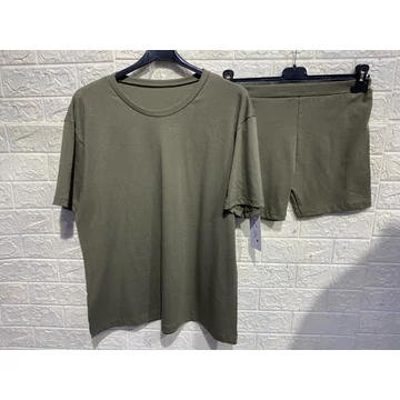 Rövidnadrágos szett - khaki