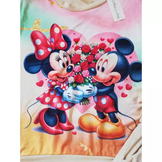 Mickey, Minnie plüss szabadidő szett - bézs