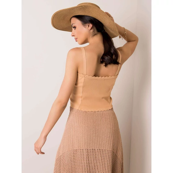 Bézs crop top