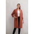 Átmeneti kabát/kardigán - rozsdabarna